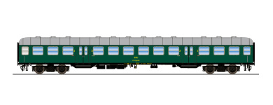 Pullman 36060 - H0 - Personenwagen B, 2. Klasse, CFL Ep. IV